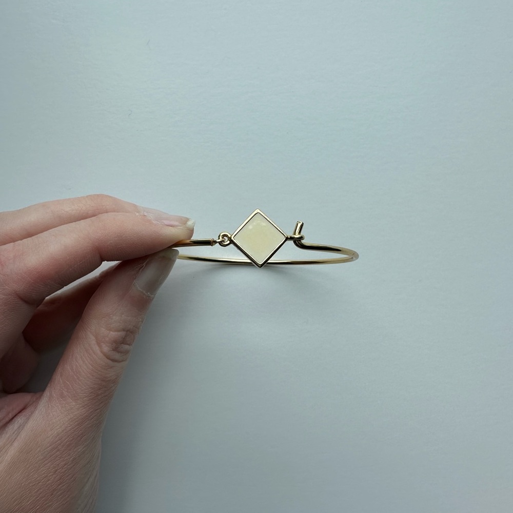 American Apparel Gold Geometric Bracelet